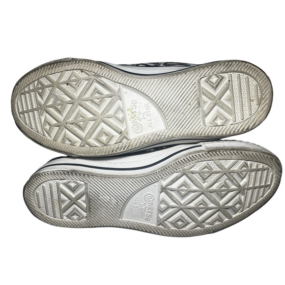 Converse Chuck Taylor Shoes Size Mens 5 Womens 7 Zebra High Top 159467C - Picture 9 of 13